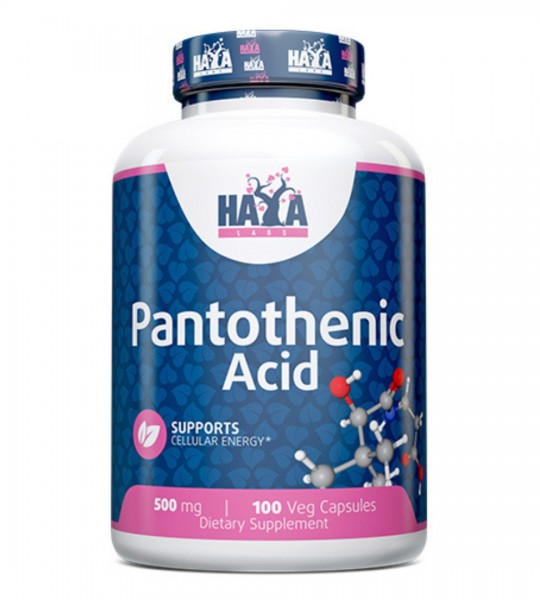 Haya Labs Pantothenic Acid 500 мг Veg Caps 100 капс