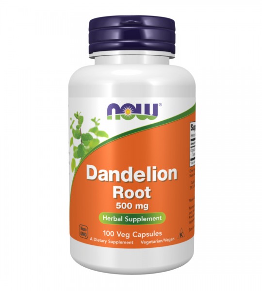 Now Dandelion Root 500 мг Veg Caps 100 капс