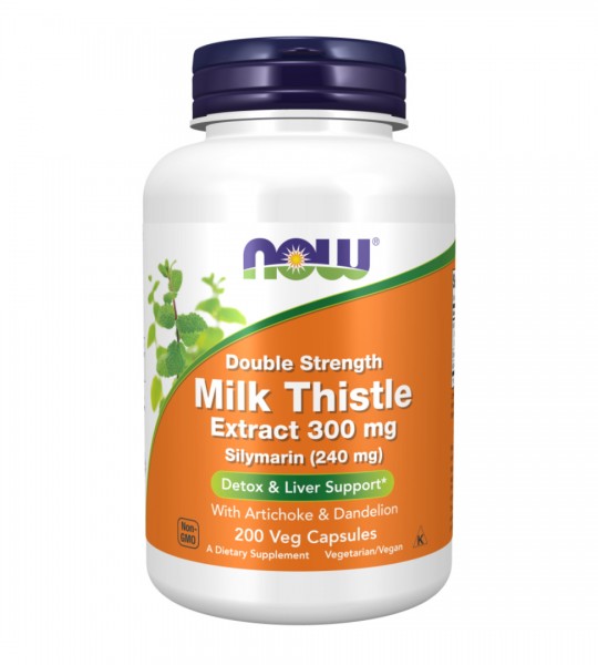NOW Milk Thistle Extract 300 mg Veg Caps (200 капс)