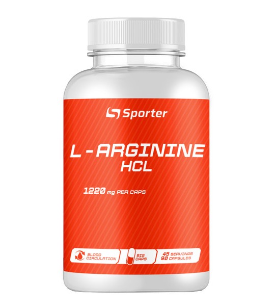 Sporter L-Arginine HCL 90 капс