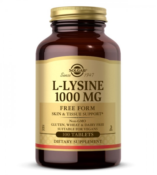 Solgar L-Lysine 1000 мг 100 табл