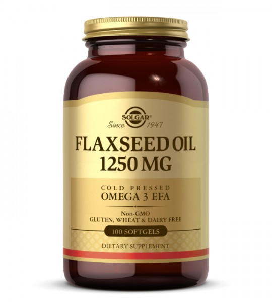 Solgar Flaxseed Oil 1250 мг 100 капс