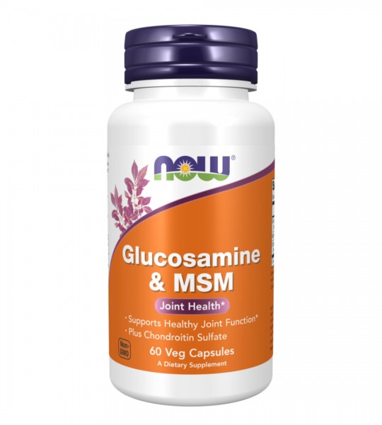NOW Glucosamine & MSM Veg Caps (60 капс)