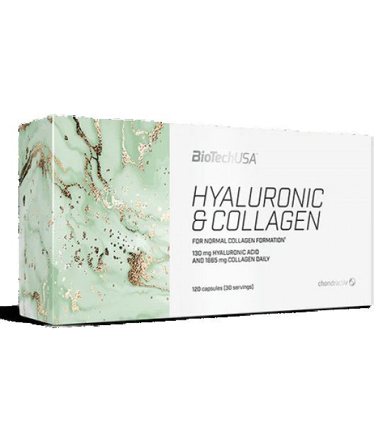 BioTech (USA) Hyaluronic & Collagen 120 капс