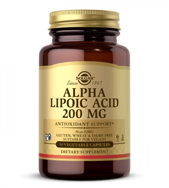 Solgar Alpha Lipoic Acid 200 мг Veg Caps 50 капс