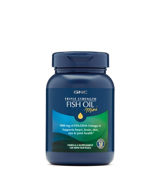 GNC Triple Strength Fish Oil Mini 1000 mg 120 капс