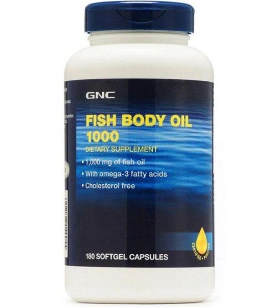 GNC Fish Body Oil 1000 180 капс