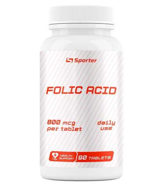 Sporter Folic Acid 800 mcg 90 табл