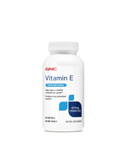 GNC Vitamin E 1000 IU 60 капс