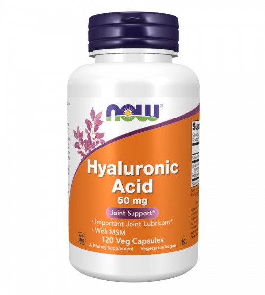 NOW Hyaluronic Acid 50 mg 120 капс