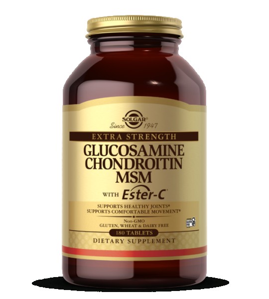 Solgar Glucosamine Chondroitin MSM with Ester-C 180 таб