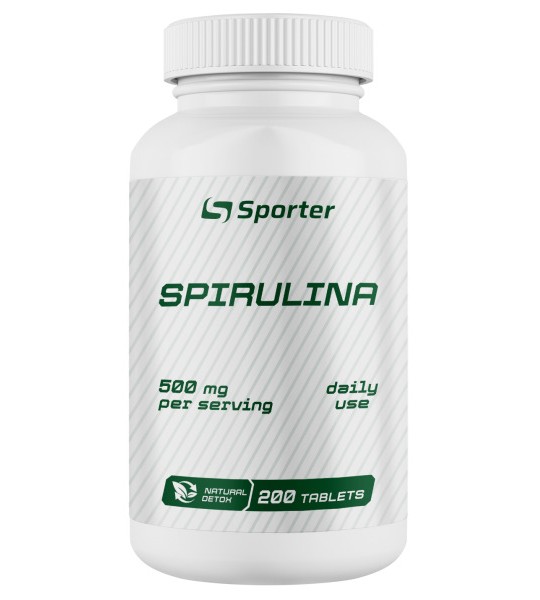 Sporter Spirulina 500 mg 200 табл