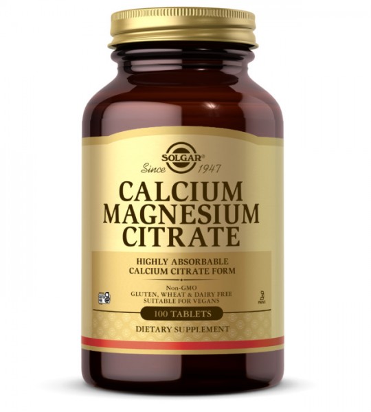 Solgar Calcium Magnesium Citrate 100 табл