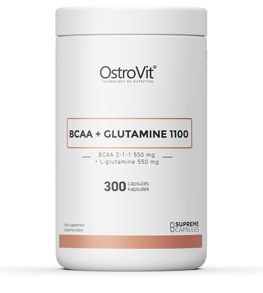 OstroVit BCAA + Glutamine 1100 300 капс