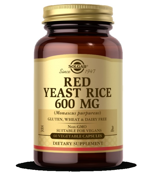 Solgar Red Yeast Rice 600 mg Veg Caps 60 капс