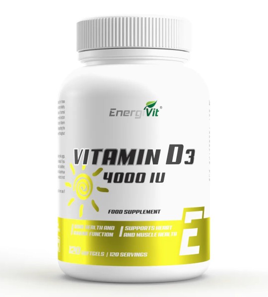 EnergiVit Vitamin D3 4000 IU 120 капс