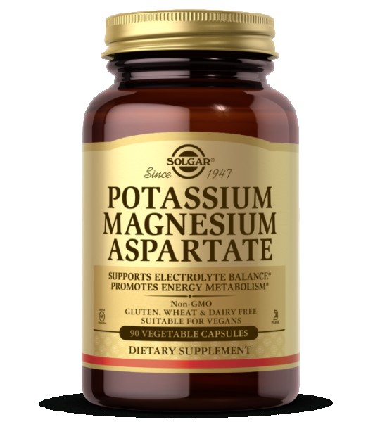 Solgar Potassium Magnesium Aspartate Veg Caps 90 капс