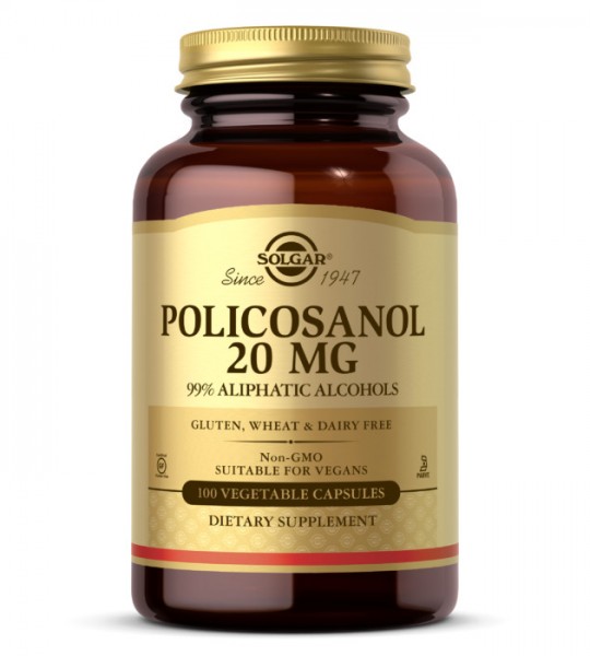 Solgar Policosanol 20 mg Veg Caps 100 капс