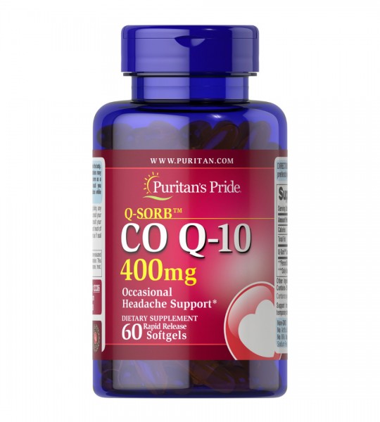 Puritan's Pride Q-Sorb Co Q-10 400 mg 60 капс