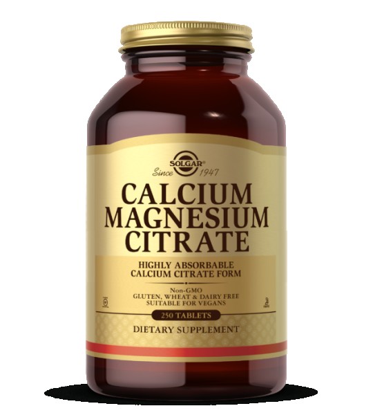 Solgar Calcium Magnesium Citrate 250 табл