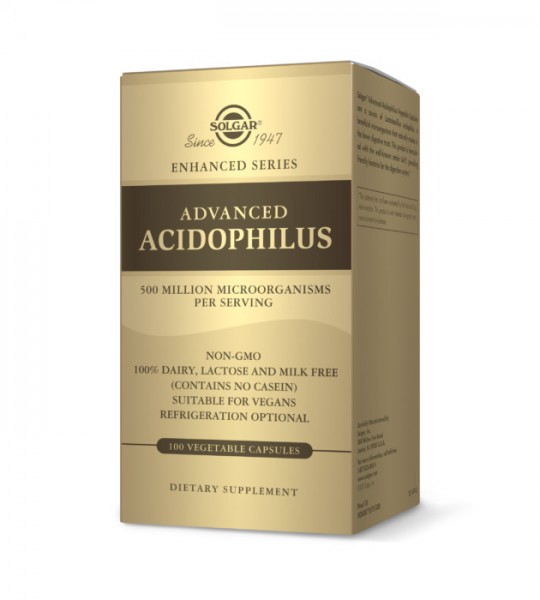 Solgar Advanced Acidophilus Veg Caps 100 капс