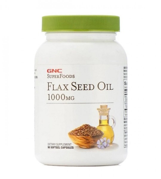 GNC Flax Seed Oil 1000 mg 90 капс