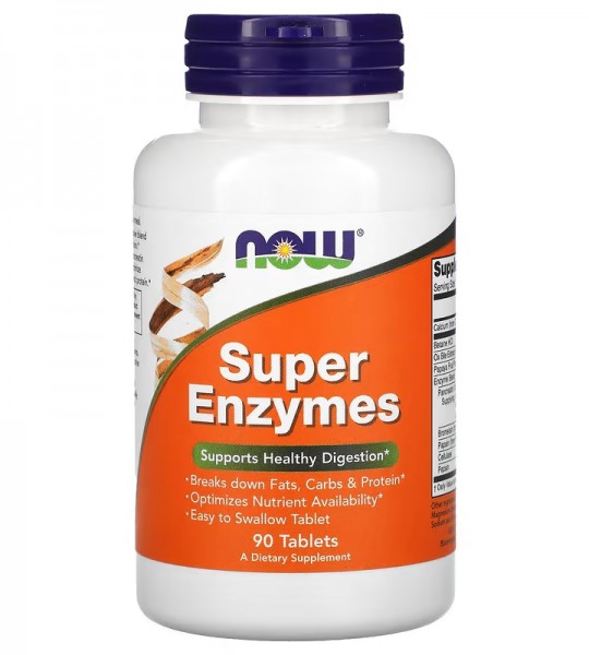NOW Super Enzymes 90 табл