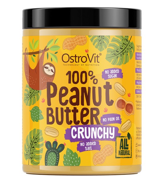 OstroVit 100% Peanut Butter Crunchy 1000 грам