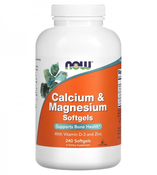 NOW Calcium & Magnesium 240 капс