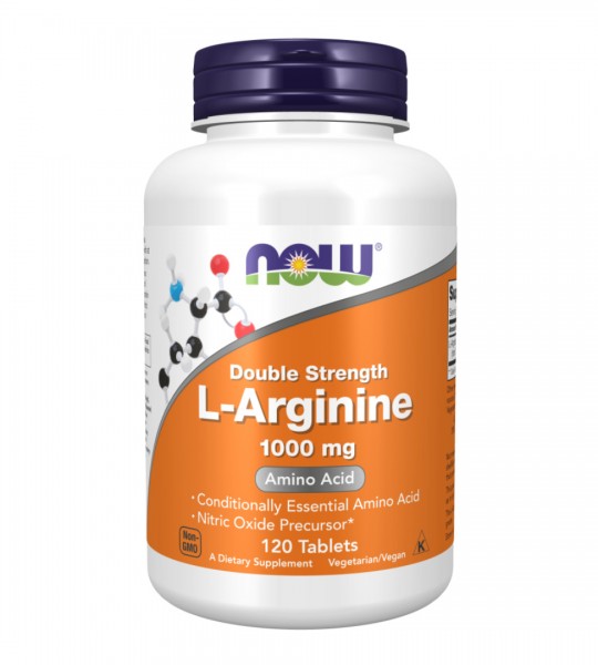 NOW L-Arginine 1000 mg 120 табл