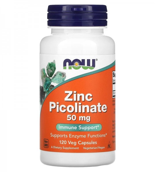 NOW Zinc Picolinate 50 mg 120 капс