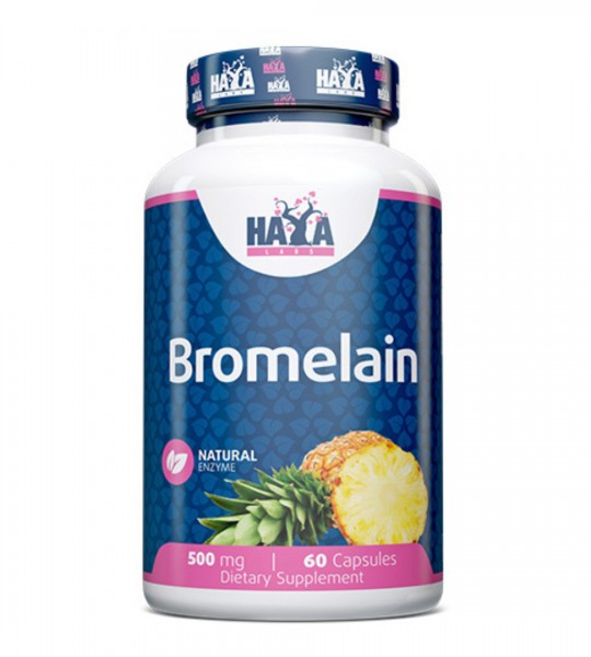 Haya Labs Bromelain 500 mg 60 капс