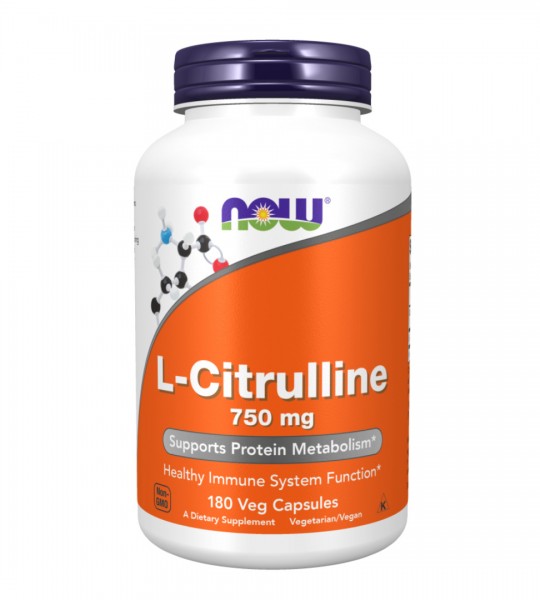 NOW L-Citrulline 750 mg 180 капс