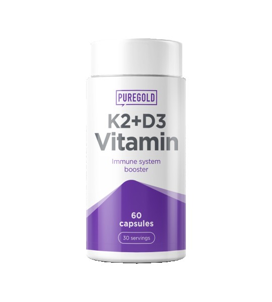 Pure Gold Protein Vitamin K2 + D3 60 капс