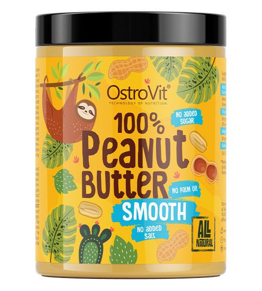 OstroVit 100% Peanut Butter Smooth 1000 грам
