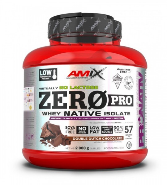 Amix Zero Pro Whey Native Isolate Protein 2000 грам