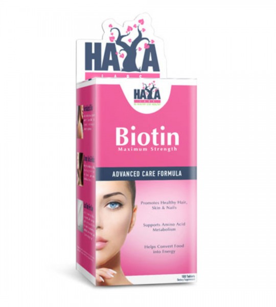 Haya Labs Biotin Maximum Strength 10000 mcg 100 табл