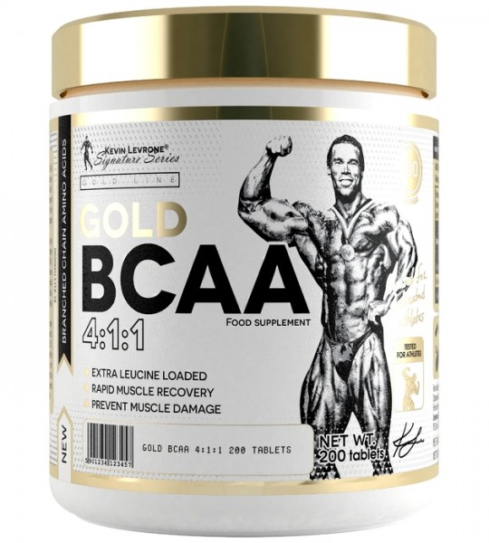 Kevin Levrone Gold Line Gold BCAA 4:1:1 (200 таб)