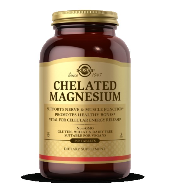 Solgar Chelated Magnesium (250 табл)