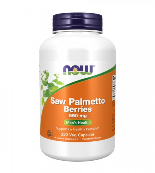 NOW Saw Palmetto Berries 550 mg 250 капс