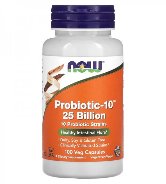 NOW Probiotic-10 25 Billion 100 капс