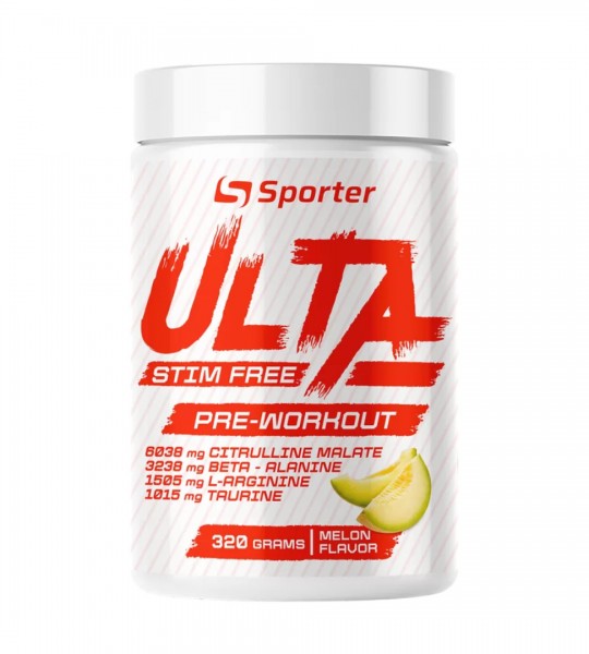 Sporter ULTA Stim Free Pre-workout 320 грамм
