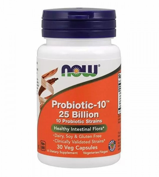 NOW Probiotic-10 25 Billion 30 капс