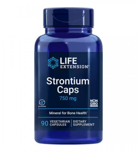Life Extension Strontium Caps 750 mg Veg Caps 90 капс