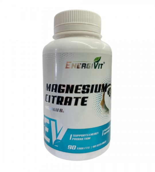 EnergiVit Magnesium Citrate 200 mg + Vitamin B6 6 mg 90 табл