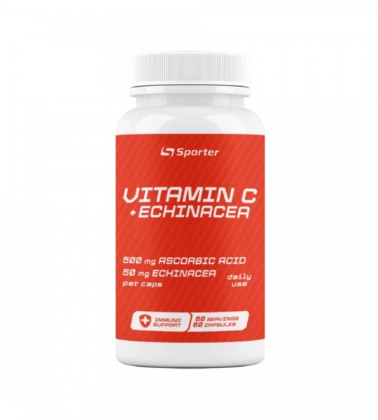 Sporter Vitamin C + Echinacea 60 капс
