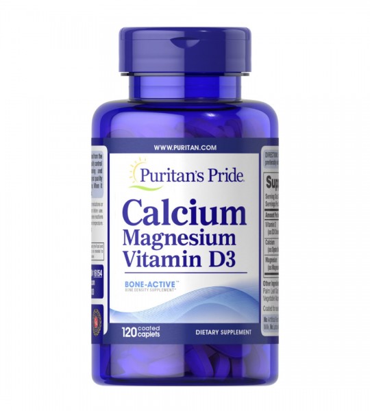 Puritan's Pride Calcium Magnesium Vitamin D3 120 капс