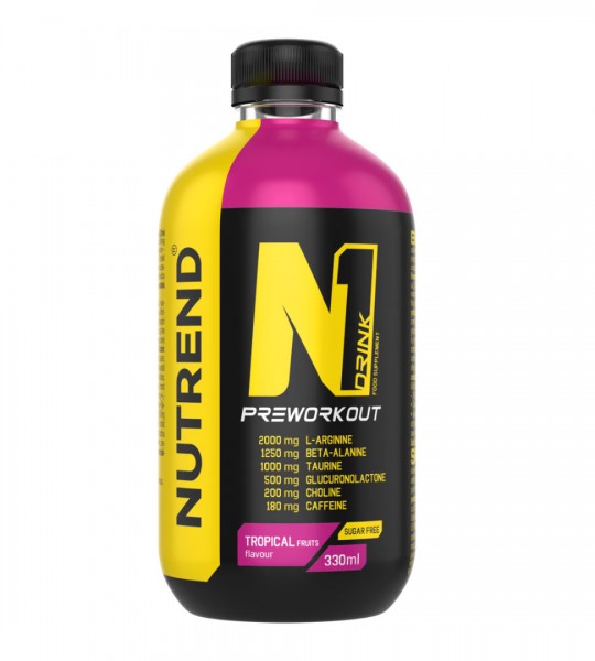 Nutrend N1 Pre-workout Drink Sugar free (330 ml)