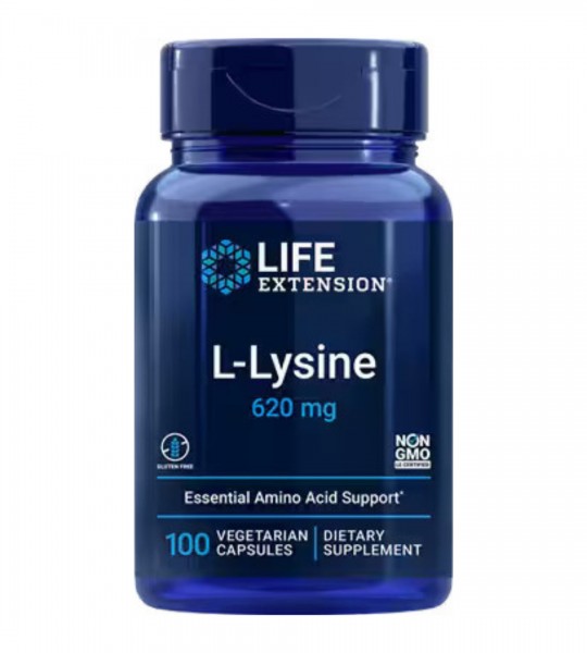 Life Extension L-Lysine 620 mg Veg Caps 100 капс