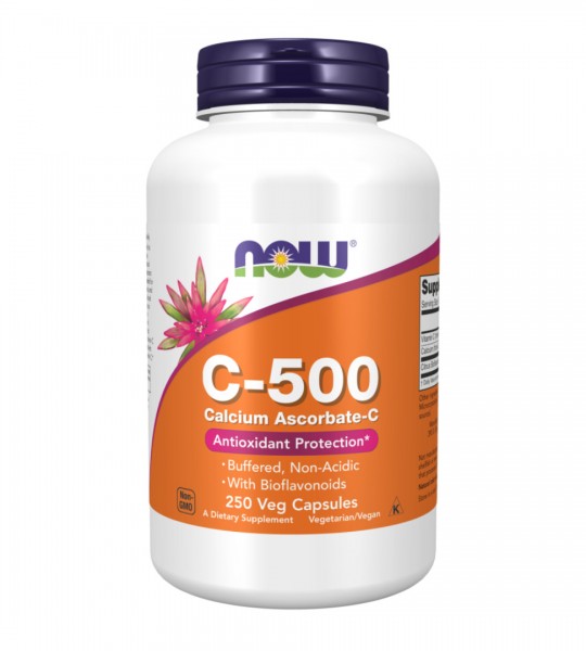 NOW C-500 Calcium Ascorbate 250 капс